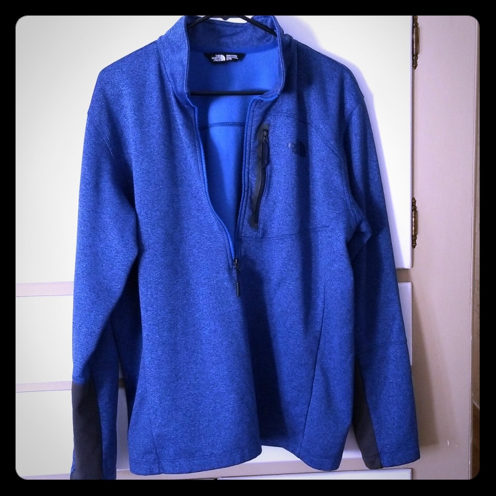 Northface Mens 3/4 Zip Polyester Fleece Pullover